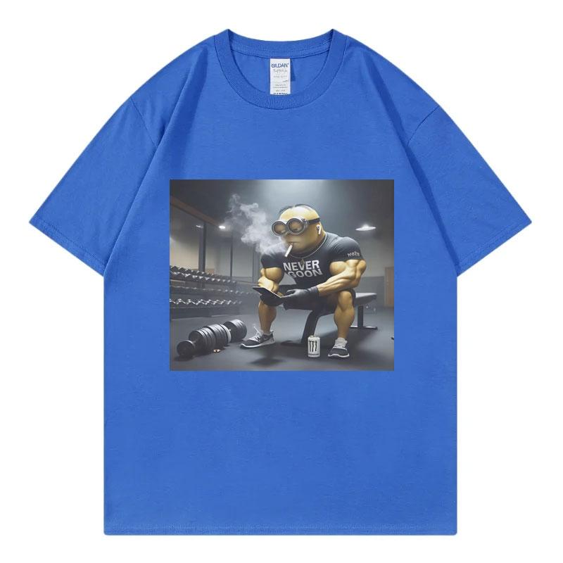 Nikdy Goon Vtipné Gooning Meme Grafická Trička Muži Ženy Oblečení Harajuku Japonský Styl Tričko Módní Ležérní Bavlněná Trička