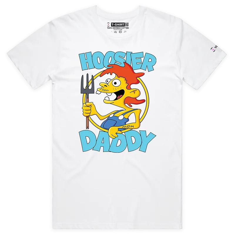 VOICEART Indiana Hoosier with a Pitchfork Funny T-Shirt with Premium Graphic 2XL