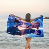 1pc Sword Art Online2 Beach Towel, Beach and Seaside Swimming Pool Equipment, Fashion Pattern, Rectangular, Travel Essentials