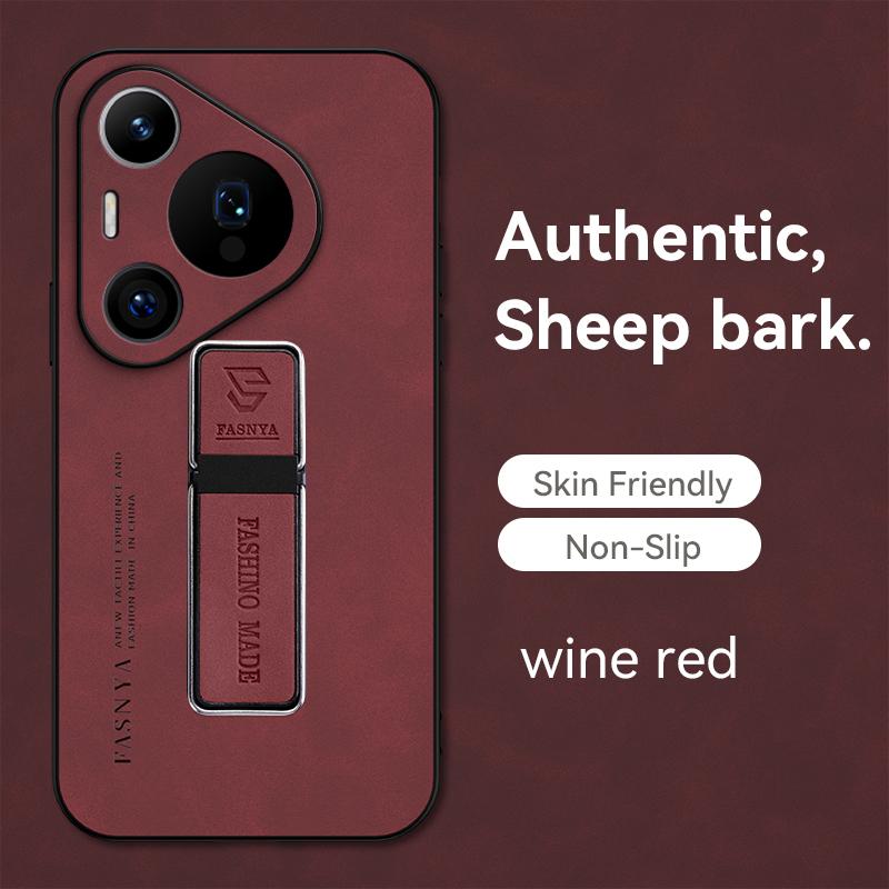 For Huawei Pura 70 Pro 5G Case Leather Magnetic Holder Phone Case For Huawei Pura 70Pro 70 Pro Silicone Shockproof Back Cover