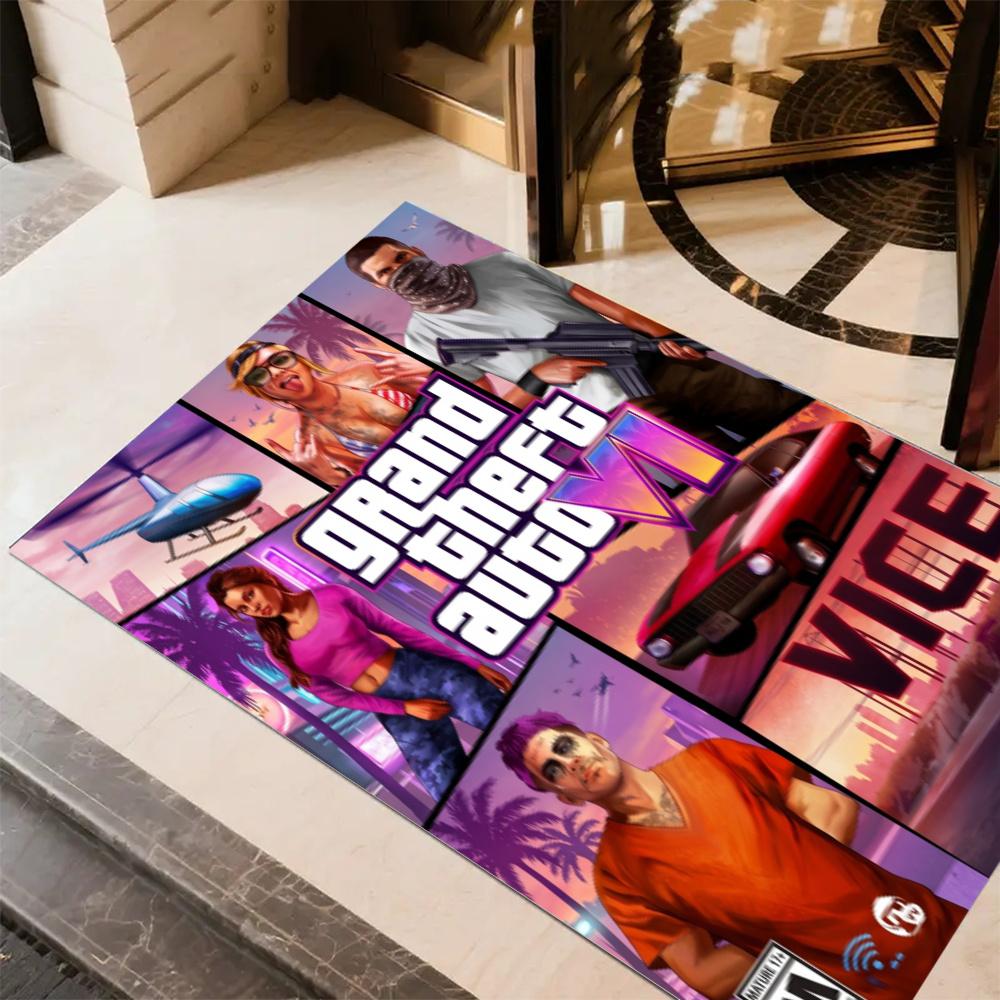 Grand Theft Auto Most Area Rug Perfect For Dining Room Foyer Kitchen Decorate Room Antislip Rug Decorate Offices Wedding Party Gift