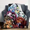 1pc Monster High Draculaura4 Blanket, Gift, for Men and Women, Soft Blanket, Good for Sofa Bed Couch Travel, Lightweight Flannel Blanket