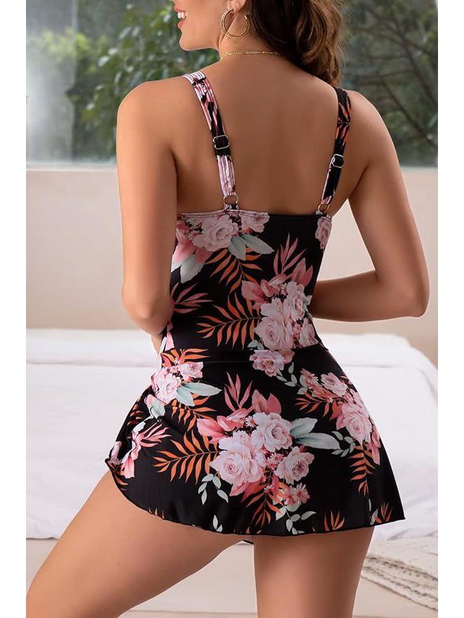 European & American Sexy One-Piece Swimsuit - Women's Tight-Fitting Bikini