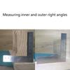Woodworking Ruler Layout Miter Stainless Steel Triangle Rafter 45 Degree 90 Degree Metric Gauge