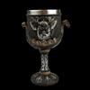 1pc Medieval Retro Norse Mythology Viking Goddess Stainless Steel Resin High Footed Cup Viking Pirate Bar Beer Cup