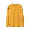 Solid Color Bottoming Shirt Casual Sweater Long Sleeve Knit Sweater Men's Round Neck Sweater Autumn Winter Large Size Loose Keep Warm Top