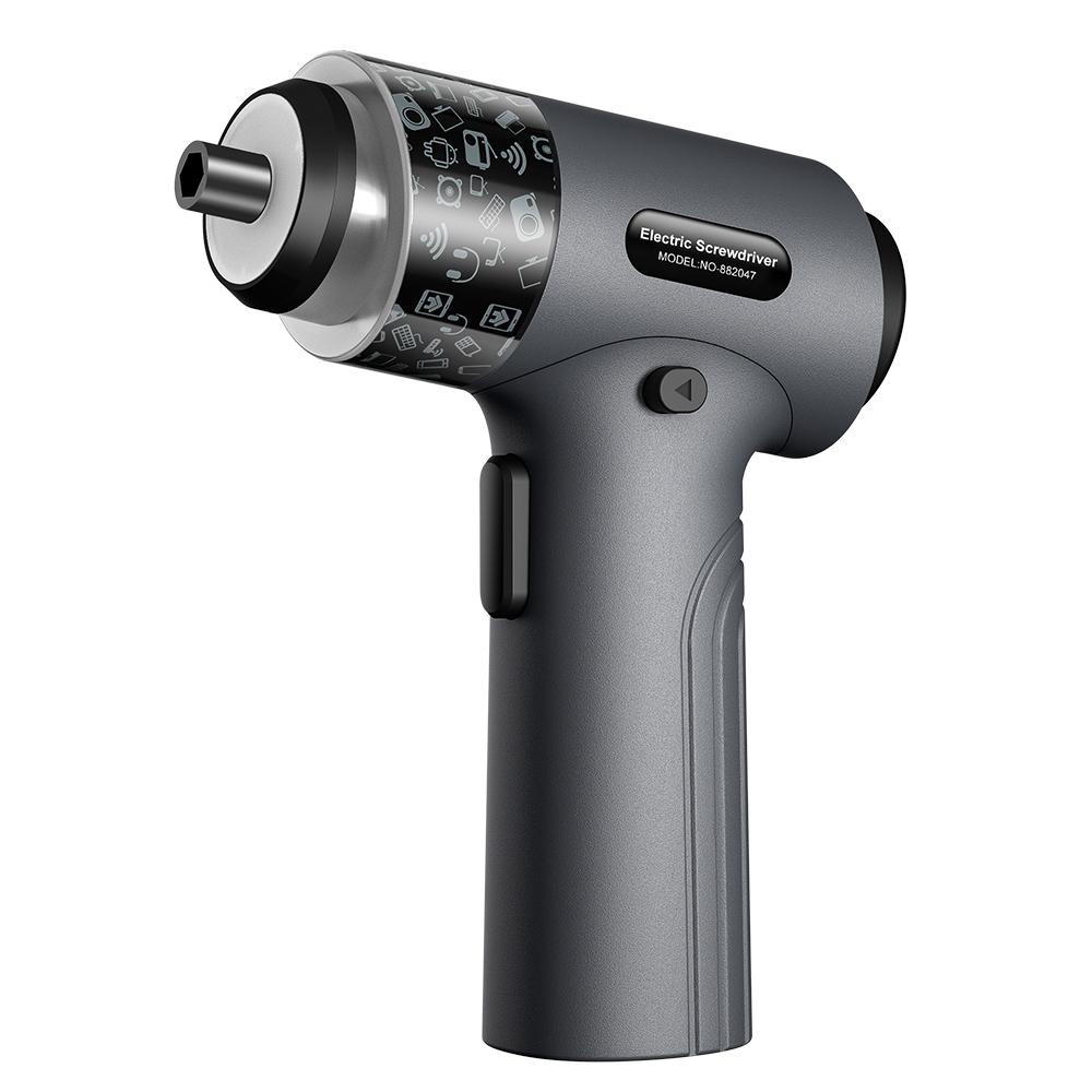 

Набор беспроводных электрических отверток 35 в 1 портативная 200 об/мин аккумуляторная электрическая ручная дрель со светодиодной подсветкой для домашнего хозяйства своими руками серый