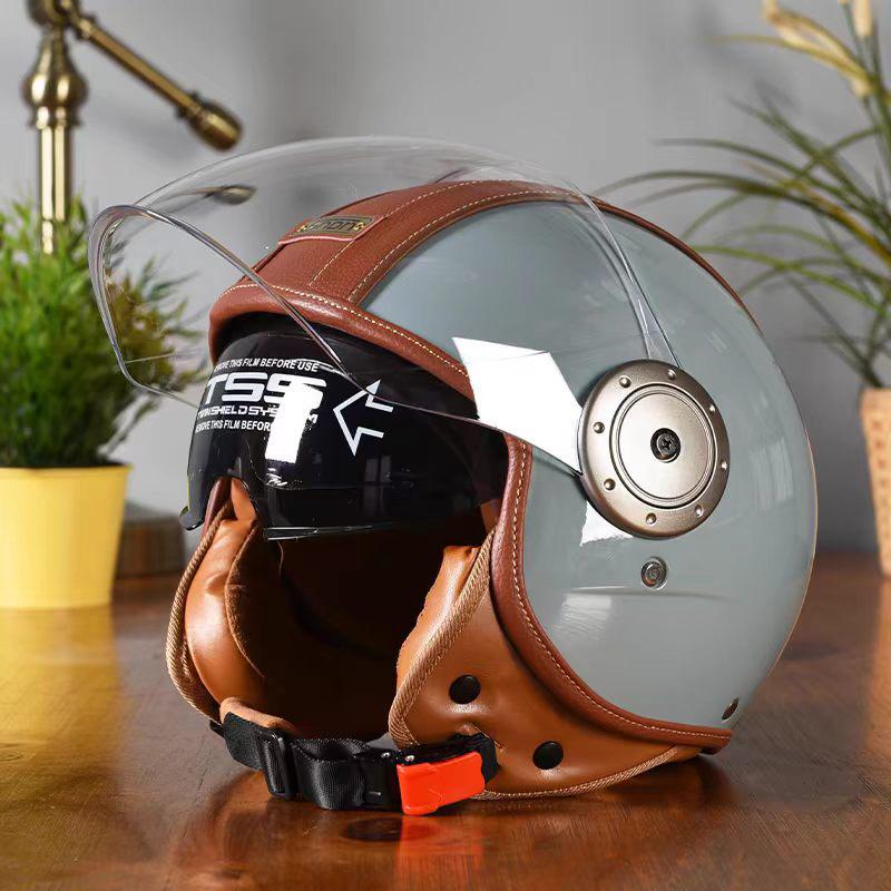Unisex Half Safety Helmet for Motorcycles and Electric Scooters (Model 201-1)