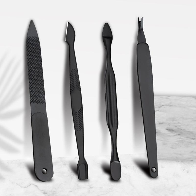 18pcs/set Manicure Cutters Nail Clipper Set Household Stainless Steel Ear Spoon Nail Clippers Pedicure Nail Scissors Tool