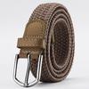 Unisex Elastic Stretch Canvas Belt - Korean Style Versatile Woven Waist Belt for Men and Women