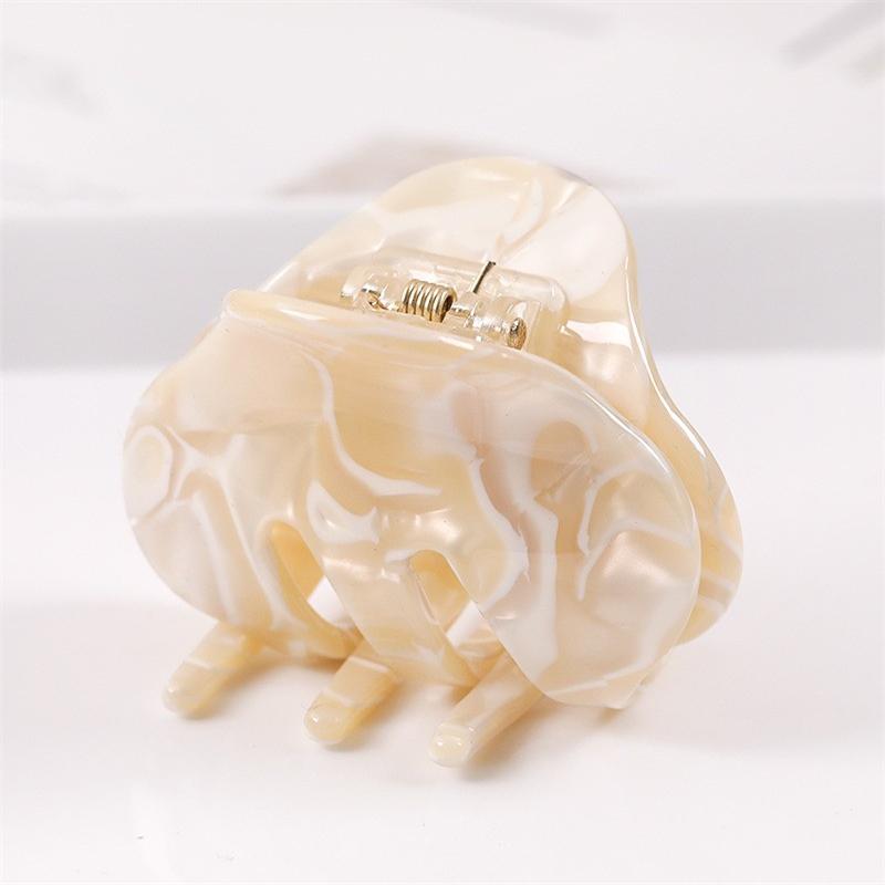 Fashion Rhombus Acetate Hair Claws Colourful Ponytail Hair Accessories Acetic Claw Clips For Women Or Girls