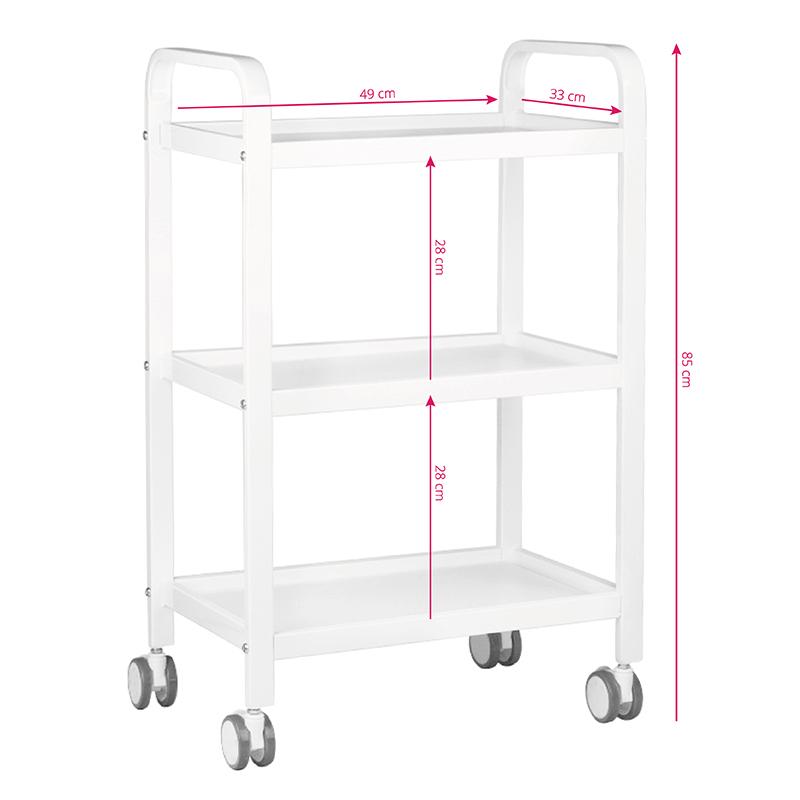 Cosmetic Side Table HS-09 White