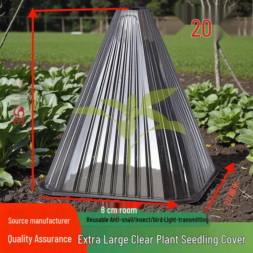 Durable Seedling Protection Cover: Windproof, Frostproof, Insect & Bird Barrier for Vegetables, Reusable Greenhouse Shield