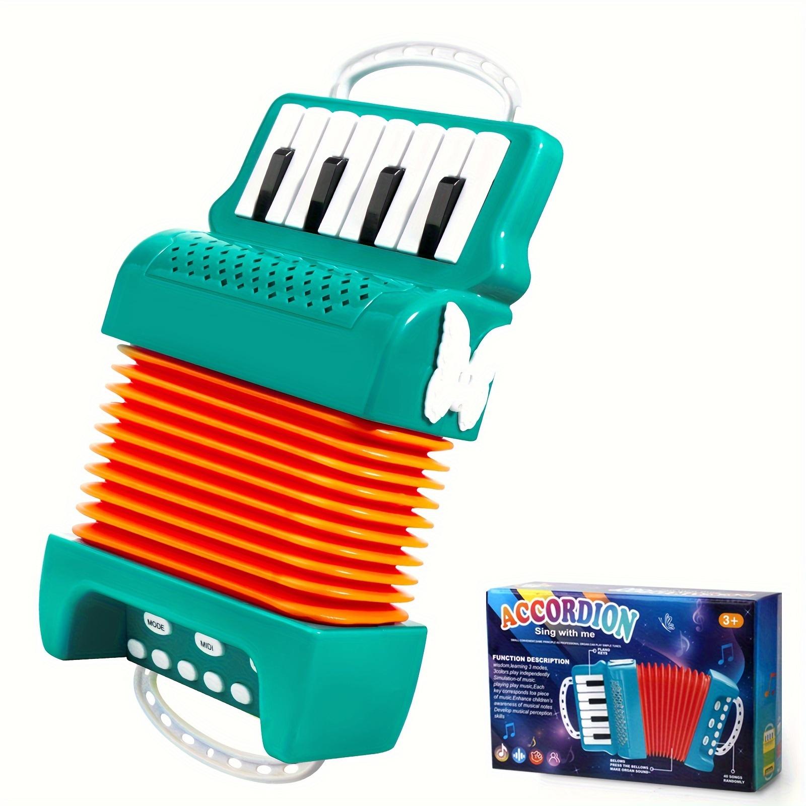 

Accordion Toy with 12-Key Keyboard for Toddlers Musical Instrument Educational Toys Children s Music Interest Development Gifts чирковий