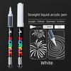 Fast Drying Highlighter Marker Pen Plastic Body Smooth Flow Tip Ideal For Artists And Craft Projects
