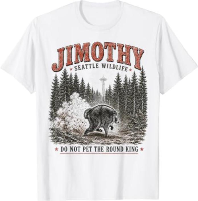 Funny Jimothy Viral Raccoon Shirt T-Shirt