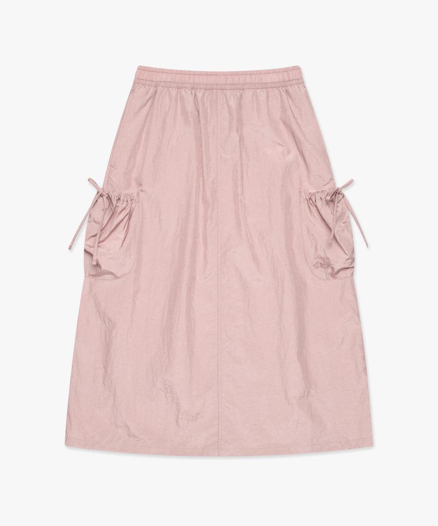 Lmc Wm Ribbon Nylon Long Skirt Pink