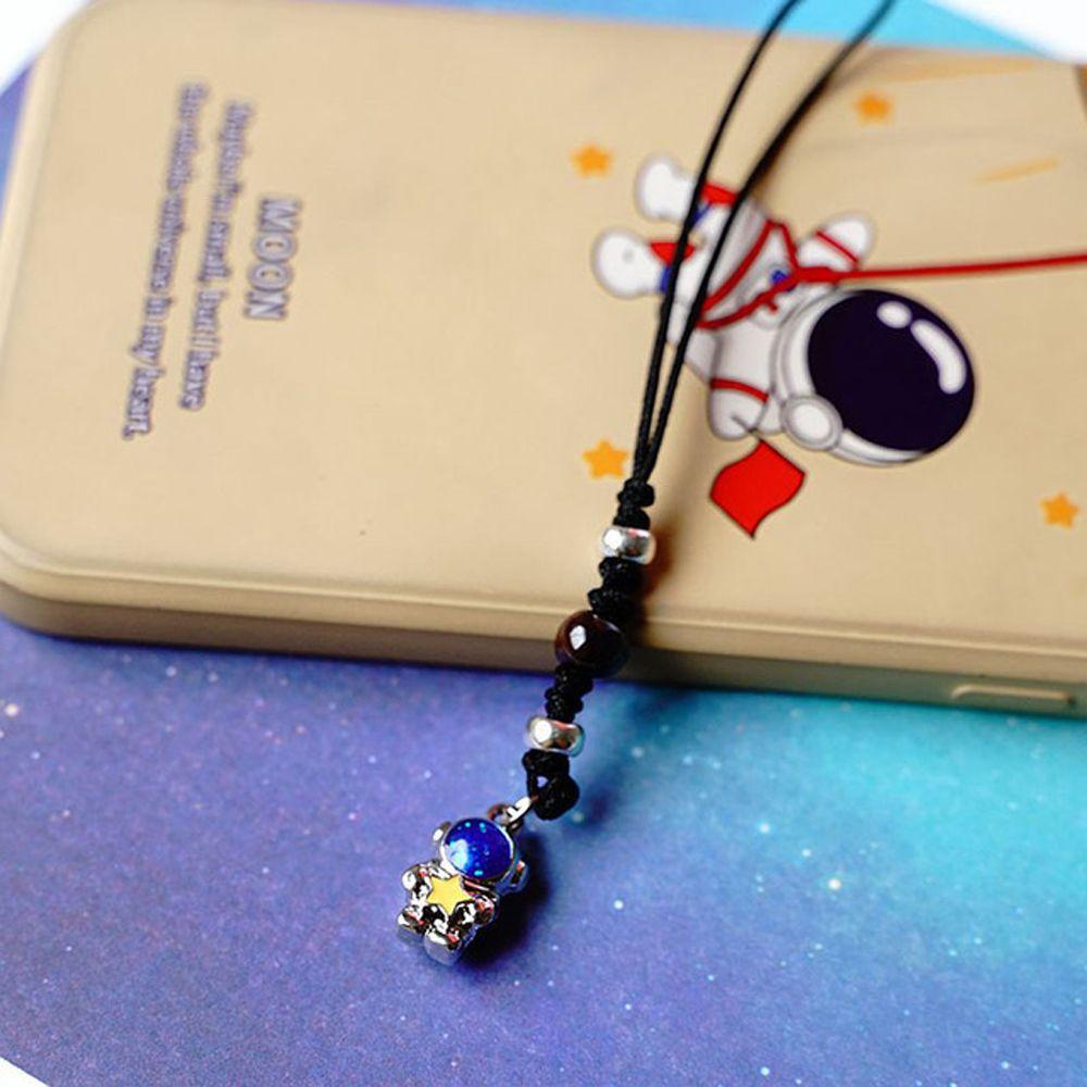 Phone Case Pendant Keyring Astronaut Pendant Astronaut Phone Charm Bag Pendant Mobile Phone Strap