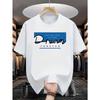 Men's Believe In Yourself Pattern T-shirt-white Casual Round Neck T-shirt Breathable Casual Wear Essential for Christmas, Easter, Halloween