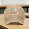 Washed Baseball Cap Funny Mothers Day Boy Mom Summer Hip Hop Hats For Couple Women  Y2K Cool Outdoor Gym Sun Baseball Caps