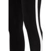 Women's Cotton Side White Striped Ankle Length King Size Lycra Sports Tights - 4902-4077