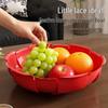 High Transparency Thickened Fruit and Nut Display Plate for Living Room