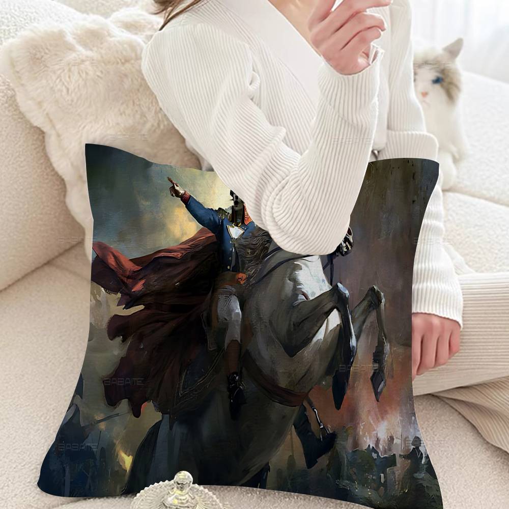 Napoleon Bonaparte Art Pillow Gifts Home Office Furnishings Bedroom Sofa Car Cushion Cover Case 45x45cm