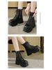 Anime Cosplay Dames Mid-Calf Martin Laarzen - 15cm Hoogte-Verhogend, Dikke Zool, Korte Stijl, Grote Maten Beschikbaar.