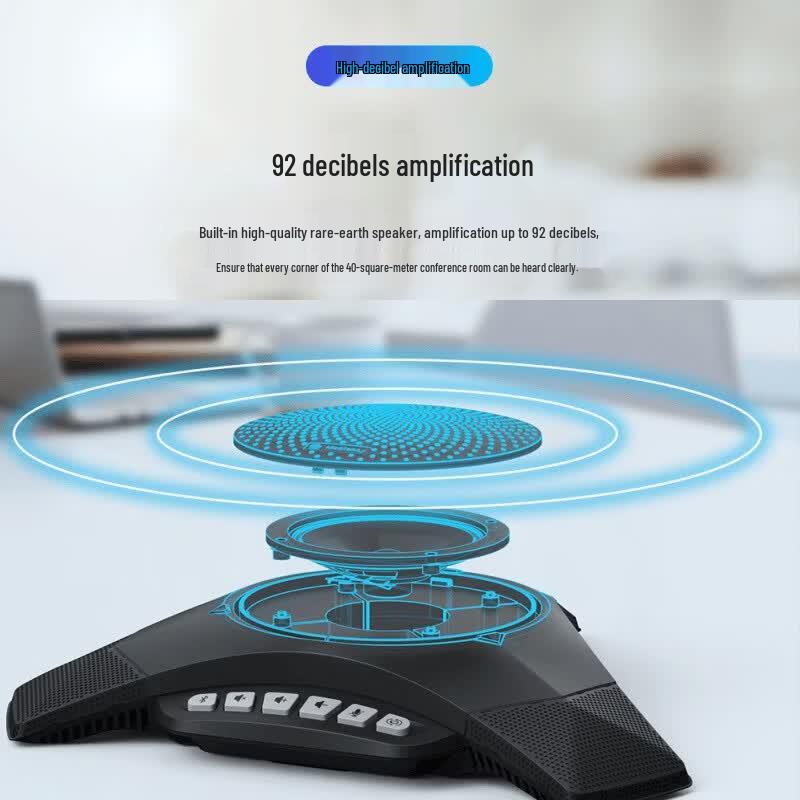 Meeteasy Mvoice 8010EX-W Omnidirectional Conference Microphone (CN version)