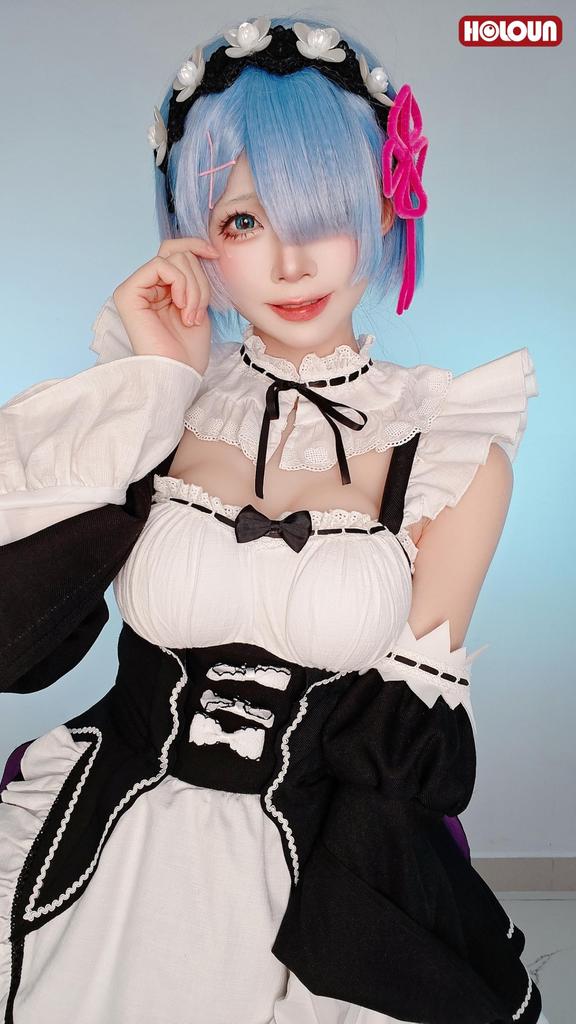 Life In Another World Rem Maid Halloween Holiday Gift [HOLOUN] Costume, Costume,