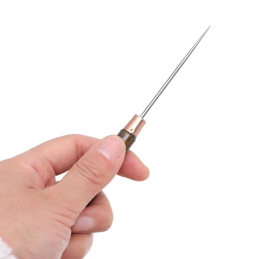 DIY Wood Handle Bags Hole Hook Repair Needles Sewing Accessories Sewing Awls Cone Needle Stitching Awl
