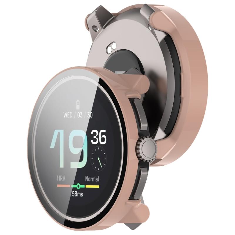 Protective Case Cover For Race S Smartwatch With Integrated Screen Guard, Shockproof Easy Installation PC Tempered Glass