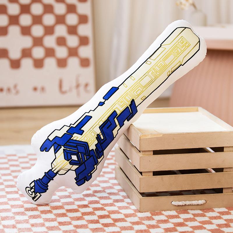 Genshin Anime Impact Sword Plush Doll Soft Crystal Ultra Fabric Toy Stuffed