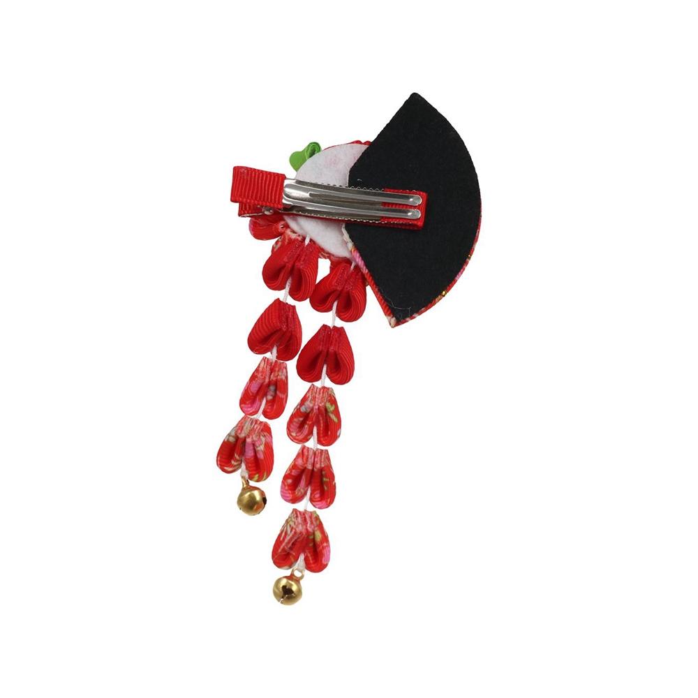 Sakura Tassel Fan Hairpin Tassels Kimono Hair Clip All-match Japanese Kimono Headwear  Girls