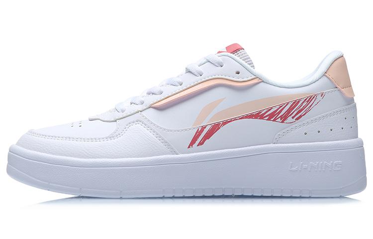 Li Ning Скользкие Дышащие Легкие Баланс Износостойкие Низкие Скейтборд Обувь Женские AGCR198-2 39