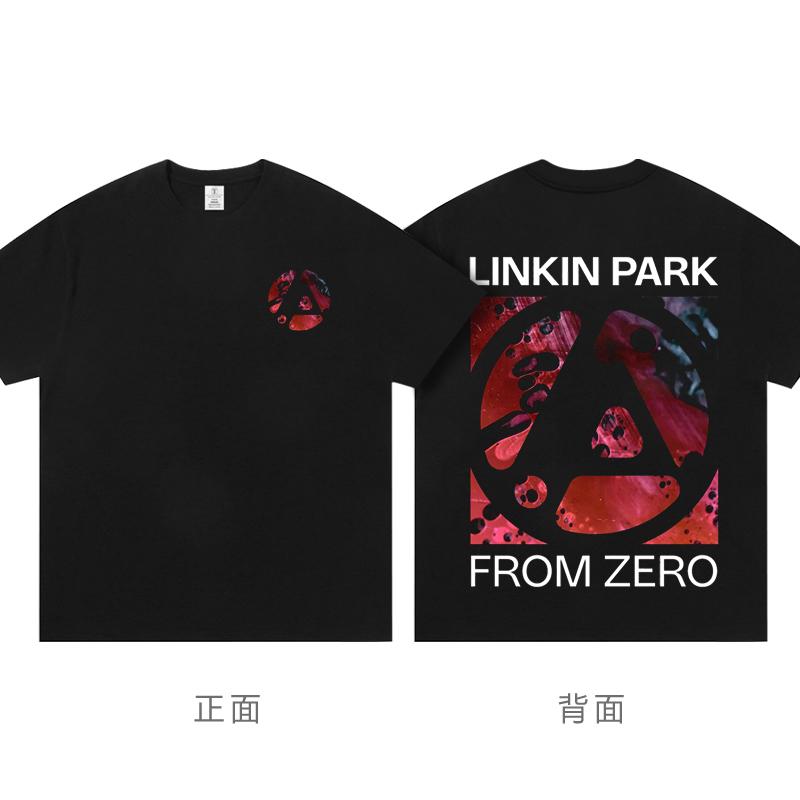 Linkin Park From Zero Turné k novému albu Periferní rockové tričko s krátkým rukávem Oblečení Módní trička pro muže a ženy