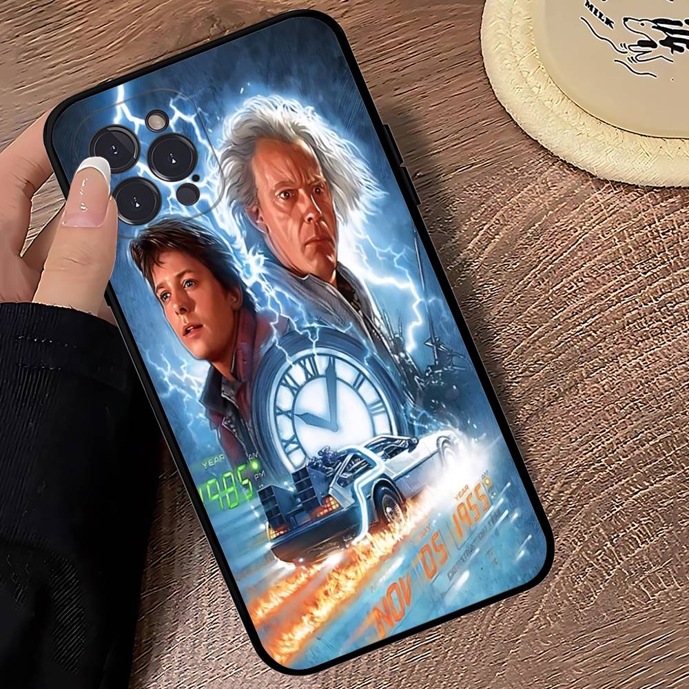 Back To The Future Phone Case For IPhone 16 17 Air 15 14 13 12 11 Pro Max 16E Plus Fundas