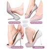 1 Pair Gel Heel Pad Self-adhesive Non-slip Foot Pain Relief Blister Prevention Loose Shoes High Heel Grip Cushion Liner Insert Shoe Accessories