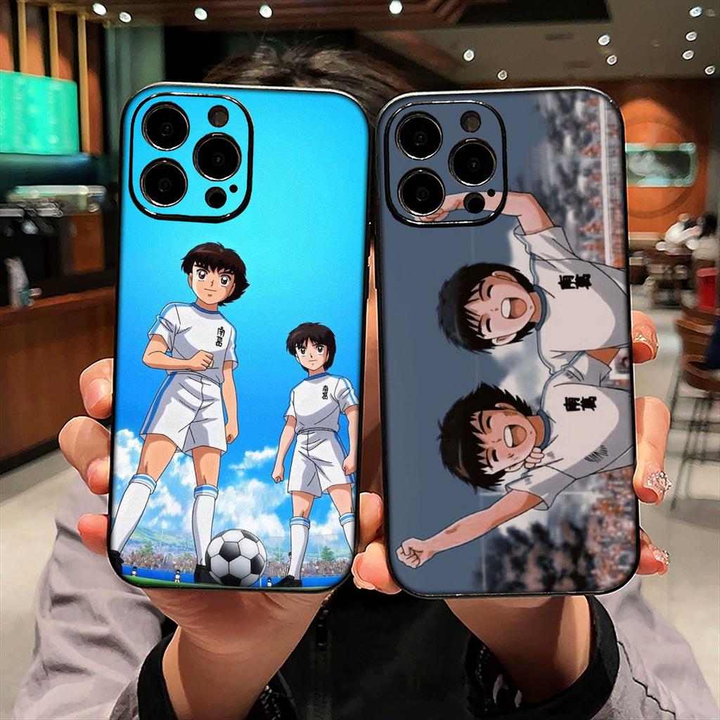 for Motorola Moto E14 E15 G04 G05 G14 G15 G54 G24 Power G34 G35 G75 G84 G85 G45 G55 G64 Case Captain Cartoon Tsubasa Football
