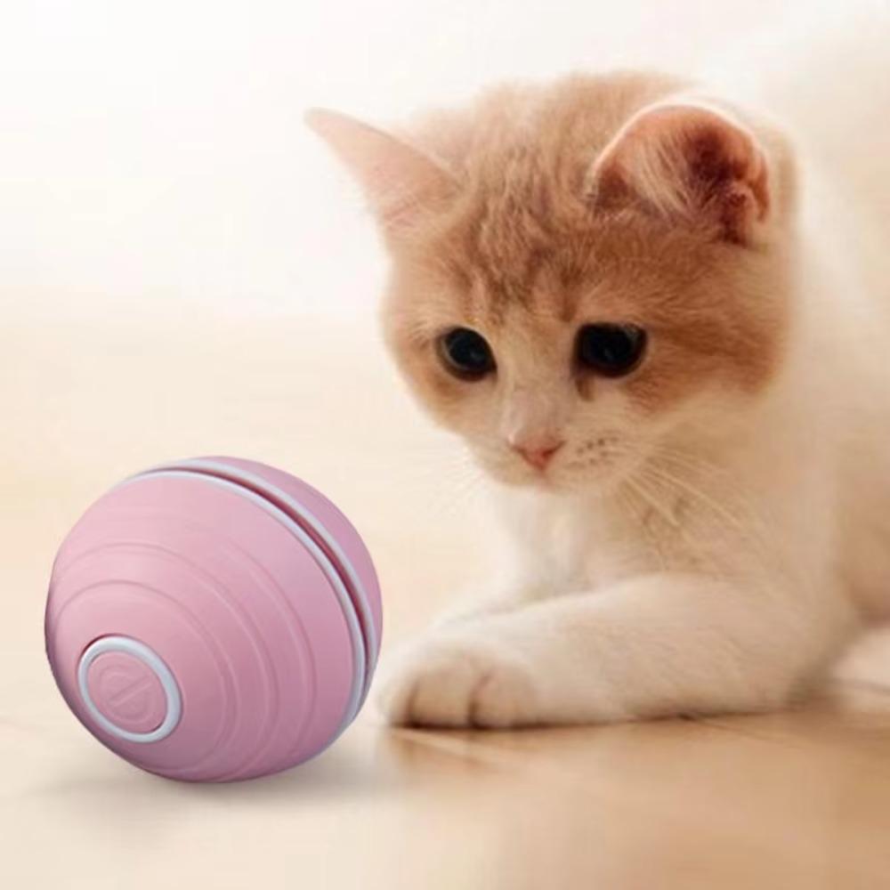 Rechargeable Cat Interactive Ball Automatic Self-playing Cat Ball Interactive Cat Ball Toy  Indoor