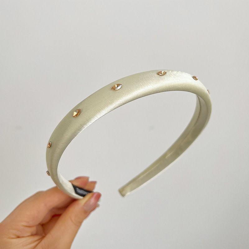 Sparkling Rhinestones Headband Hair Thin Edges Small Sponge Accessories Headdress