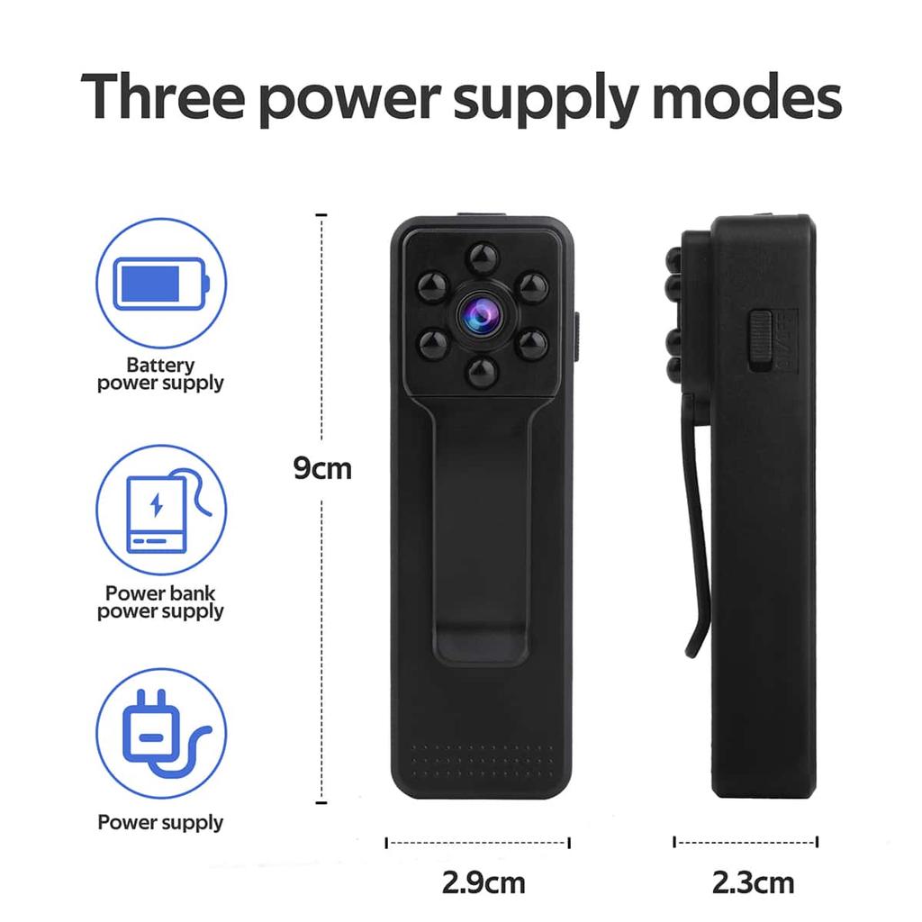 Non-Toxic K11 Pocket Clip Hd Camera Portable Recorder With Night Vision 128G Built-In For  Evidence Collection Wearable Mini Camera
