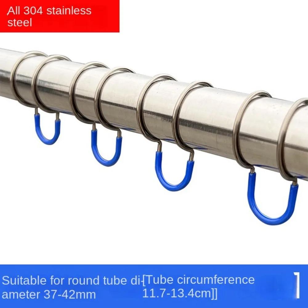 

Stainless Steel Windproof Buckle Clothes Hanger Fixed Non-slip Balcony Drying Clothes Hook M