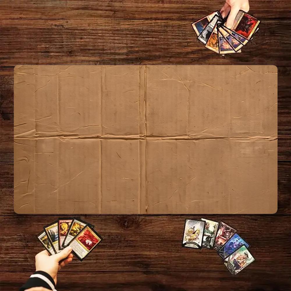 Non-Slip Rubber mousepads Desk Mat with edge lock for keyboard and mouse Card Game Accessories Trading Card Collectors