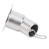Boat Fuel Gas Deck Fill with Keyless Cap 38mm Boat Fuel Deck Filler 1.5 Inch Stainless Steel Deck Fuel Filler Neck for