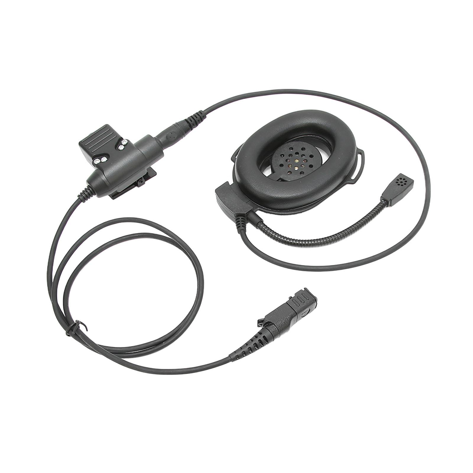 

Мотоциклетный шлем с наушниками, гибкая односторонняя гарнитура для Motorola XiR P6600 P6620 DP2400 чёрный