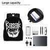B-Berserkes Laptop Backpack Men Women Casual Bookbag for School College Student Adventure Bag