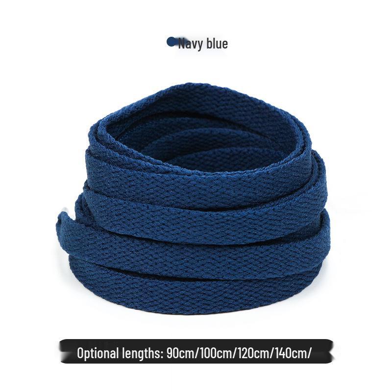 Colorful Polyester Flat Shoelaces for High-Top Canvas Sports Shoes