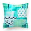New Blue Green Geometry Print Cushion Cover Modern Nordic Simple Decorative Pillow Cover Livingroom Sofa Couch Throw Pillow
