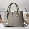 Borsa da donna semplice borsa a spalla borsa a mano in pelle PU grande capacità borsa a tracolla borsa da lista cablata